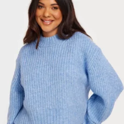 Gina Tricot Knitted Sweater Grovstrikkede trøjer Della Robia